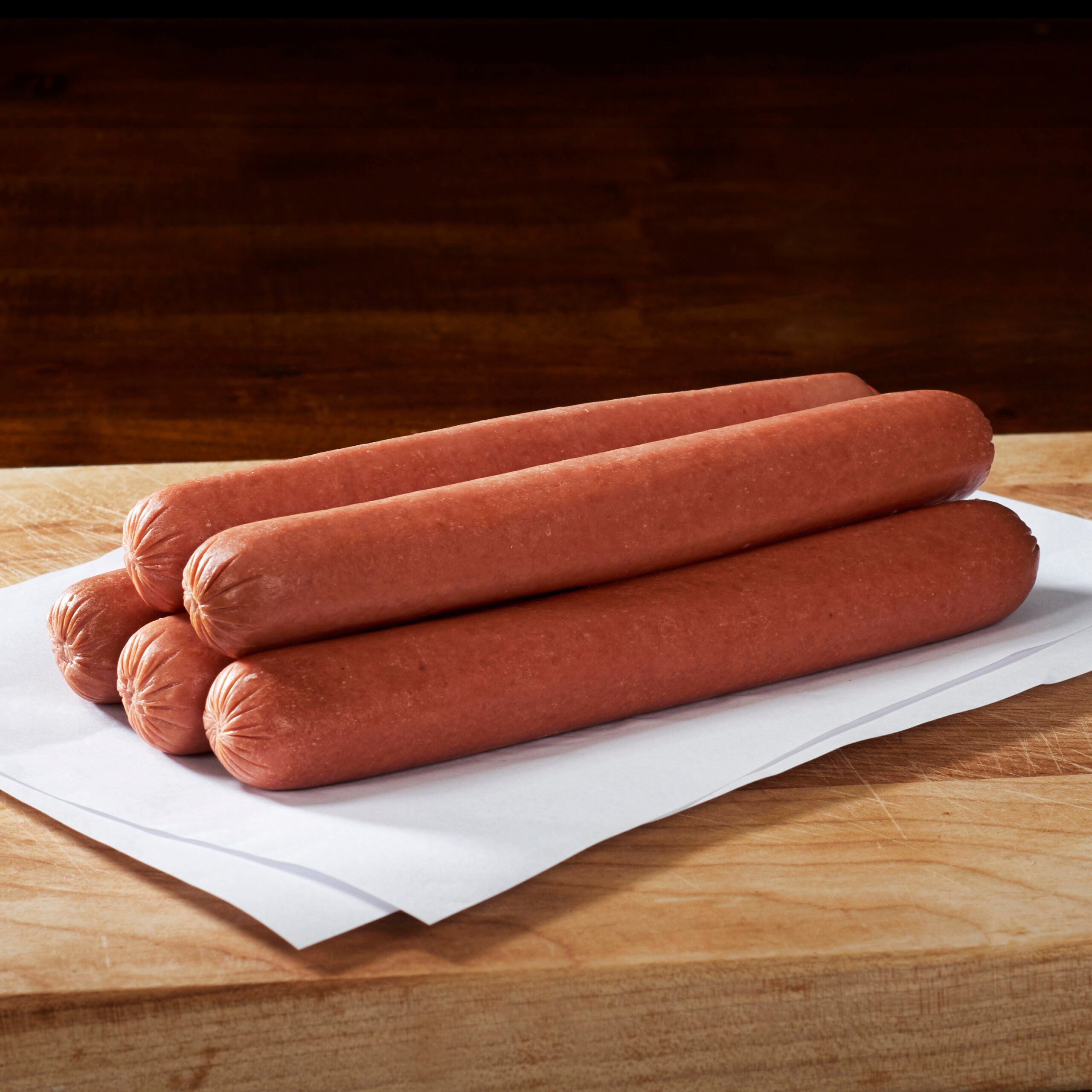 Brandt All Natural Beef Hot Dogs - 5lbs Pack of 25 image