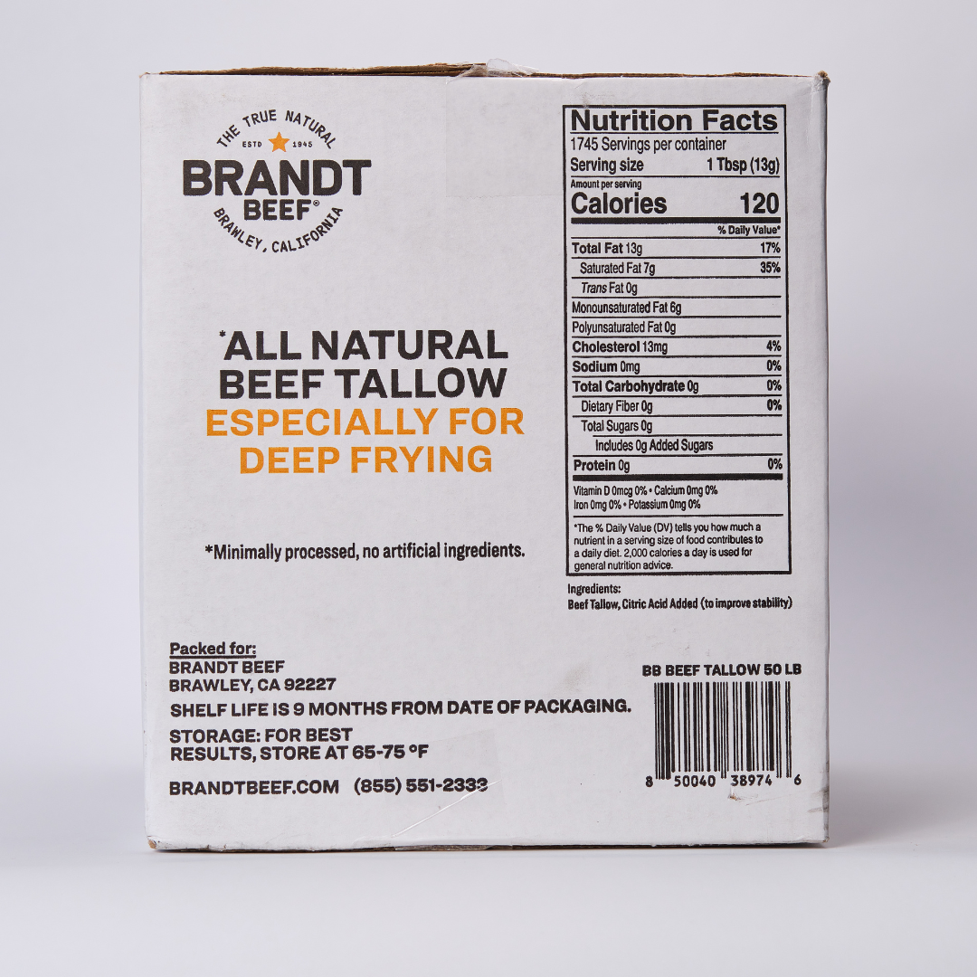 All Natural Beef Tallow 50 lb Cube image 2