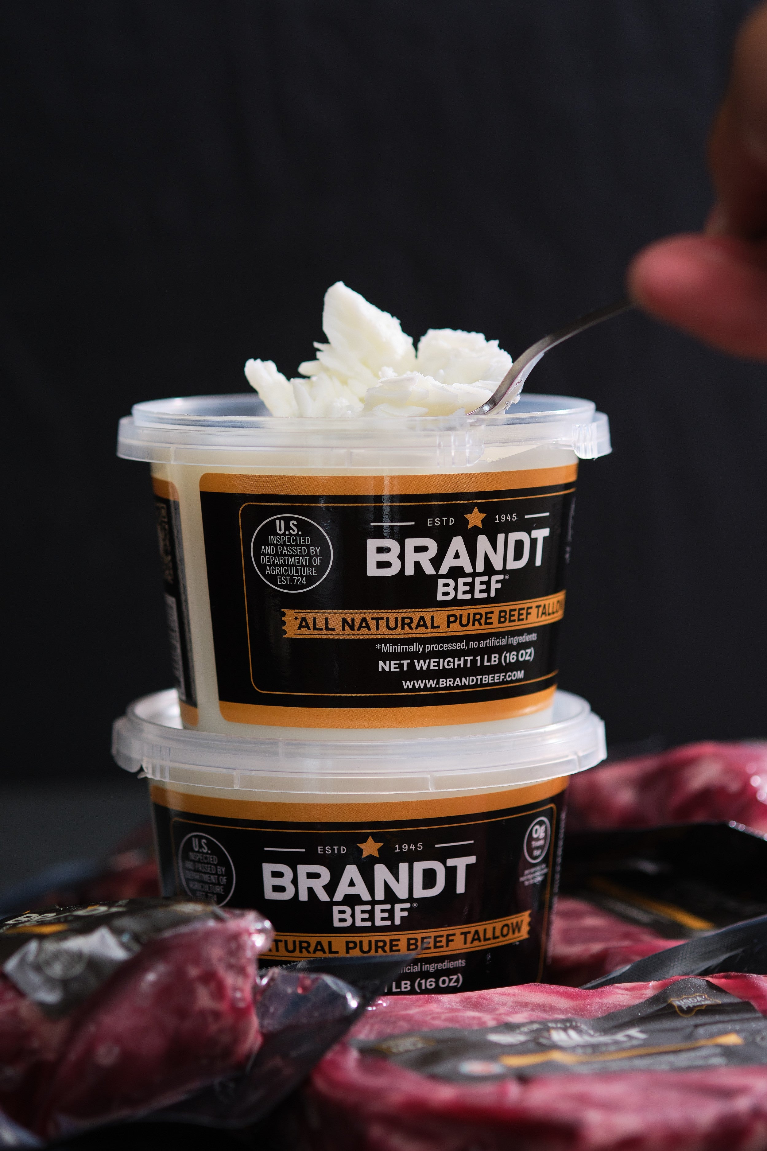 All Natural Beef Tallow 1 lb Tub image 2